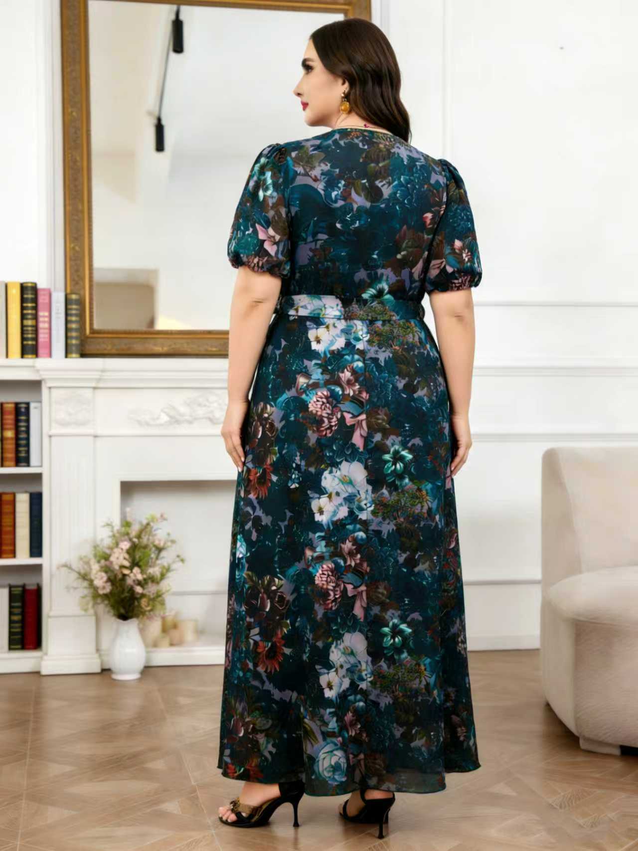 2026 New Arrival Plus Size Wom - Romper Floral Print ulasan dan harga