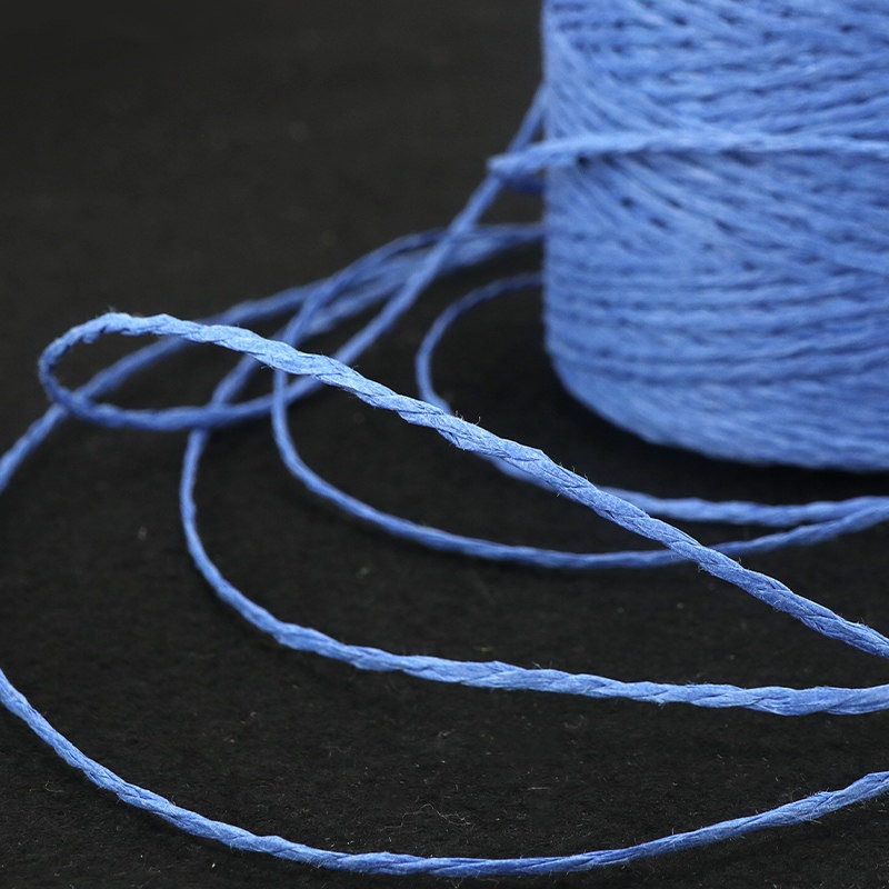 150g Plain 2 Ply Raffia Yarn f - Crochet Bag Raffia ulasan dan harga