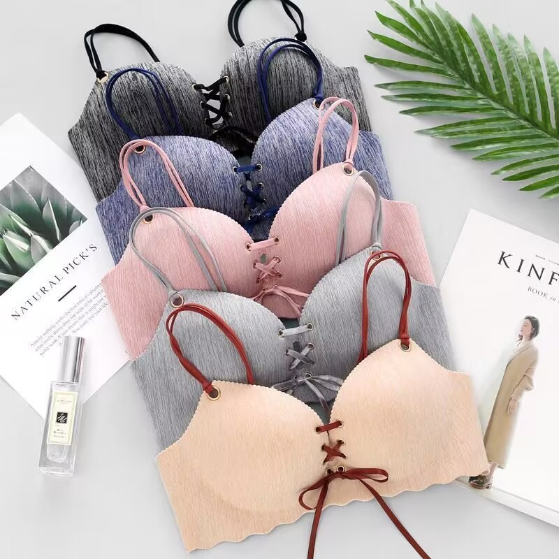 One piece Women's Seamless Bra - Bralette Triangle Set ulasan dan harga